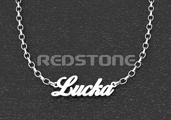 Retiazka s menom Lucka - 3,4 mm